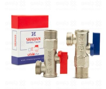 شیر پیسوار برنجی شادان سایز 1/2×1/2