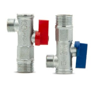 شیر پیسوار برنجی شادان سایز 3/8×1/2