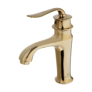 شیر اهرمی روشویی نوآوران مدل بامبو طلایی