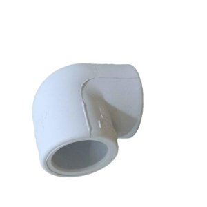 زانو 90 درجه آبرسانی تک لایه پلی پروپیلن سایز 25 میلی متر