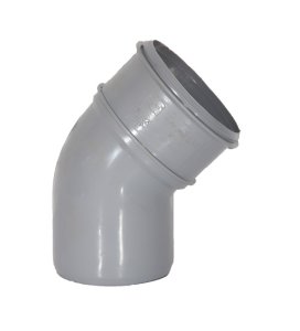 زانو پلیکا 45 درجه پلیمر سمند سایز 90