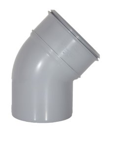 زانو پلیکا 45 درجه پلیمر سمند سایز 110