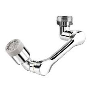 سر شیر آب روشویی و ظرفشویی ABS مدل تلسکوپی ۳۶۰ درجه